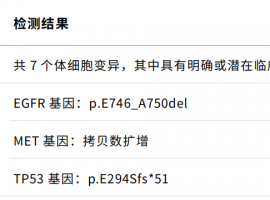 EGFR19+C797S和MET扩增+1230C，奥西＋卡博无效